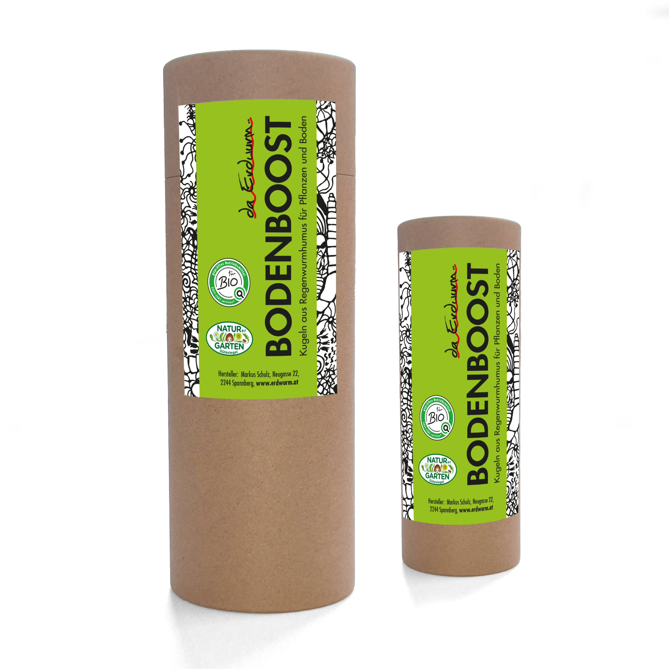 BodenBoost - Kugeln aus Regenwurmhumus